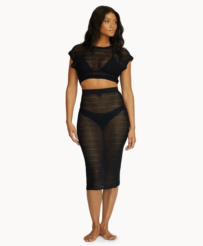 black_crochet_midi_skirt_3.webp PQ Swim Crochet Midi Skirt* Matching Sets | Cover-Ups