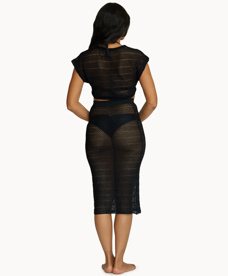 black_crochet_midi_skirt_4.webp PQ Swim Crochet Midi Skirt* Matching Sets | Cover-Ups