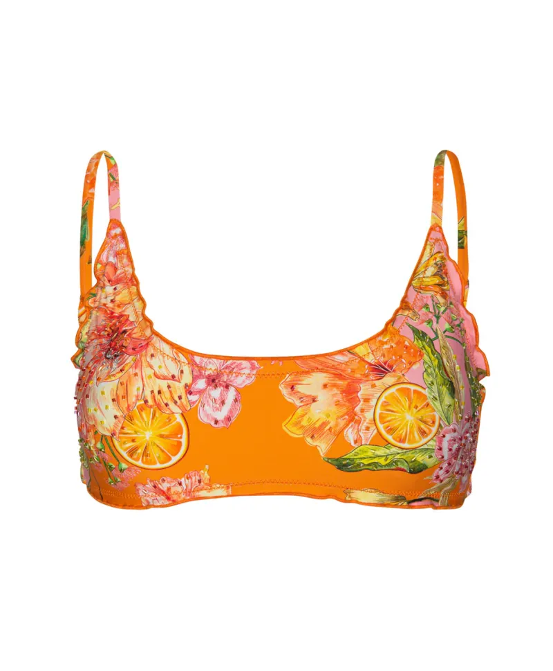 clementine_embroidered_le_1-2.webp PQ Swim Clementine Embroidered Lettuce Edge Bralette Top* Bralette | Tops