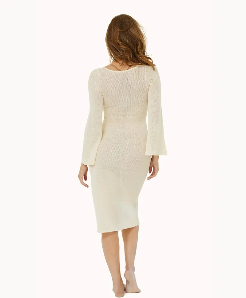 cream_heidi_cover_up_fina_2.webp PQ Swim Heidi Cover Up (FINAL SALE)* Dresses