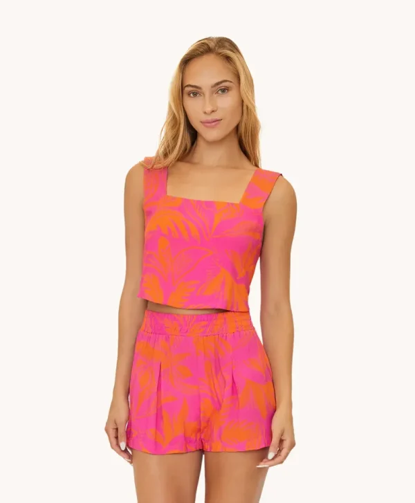 PQ Swim Del Mar Palms Blair Top* Matching Sets | Cover-Ups