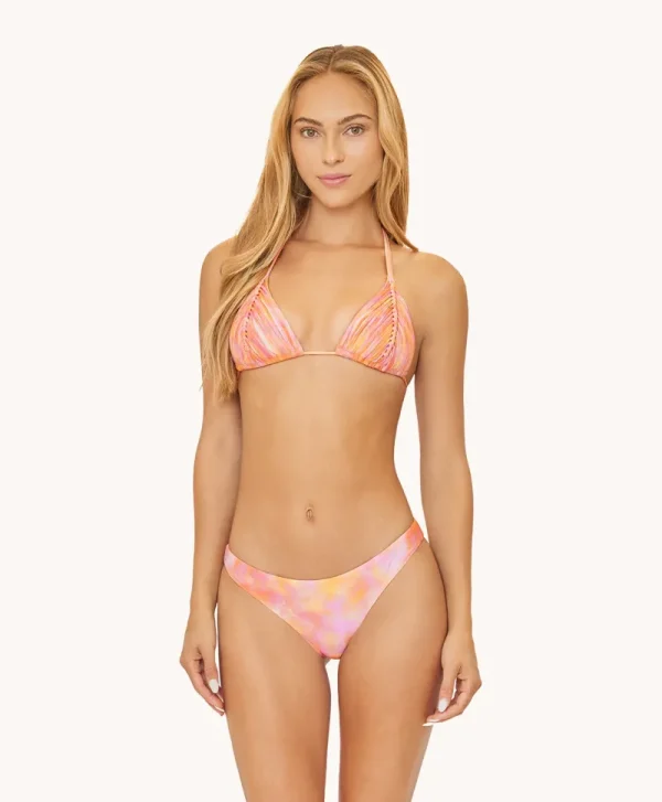 PQ Swim Del Mar Tie Dye Basic Ruched Bottoms* Basic | Bottoms