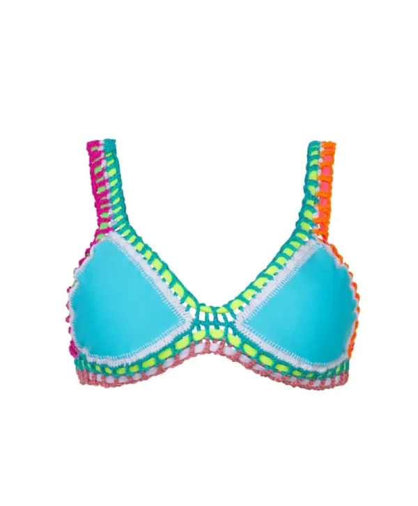 PQ Swim Ferrarini by Pacific Blue Crochet Top* Tops
