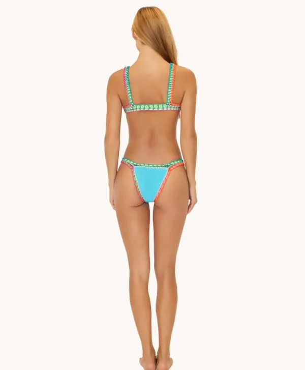 PQ Swim Ferrarini by Pacific Blue Crochet Top* Tops