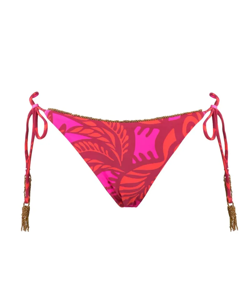 florence_embroidered_tie__3.webp PQ Swim Embroidered Tie Bottoms (FINAL SALE)* Tie-Side | Bottoms