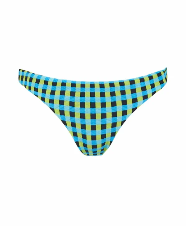 PQ Swim Gingham Drift Basic Ruched Bottoms (FINAL SALE)* Basic | Bottoms