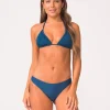 PQ Swim Island Blue Basic Ruched Bottoms* Basic | Bottoms
