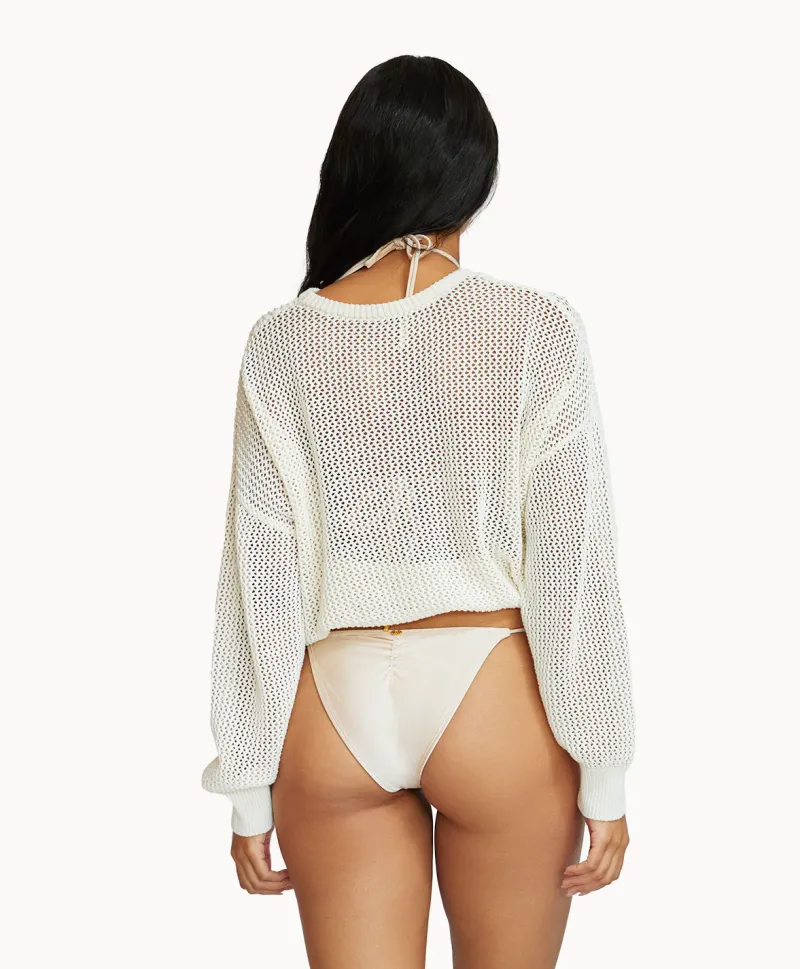 ivory_lola_knit_sweater_4.webp PQ Swim Lola Knit Sweater* Cover-Ups