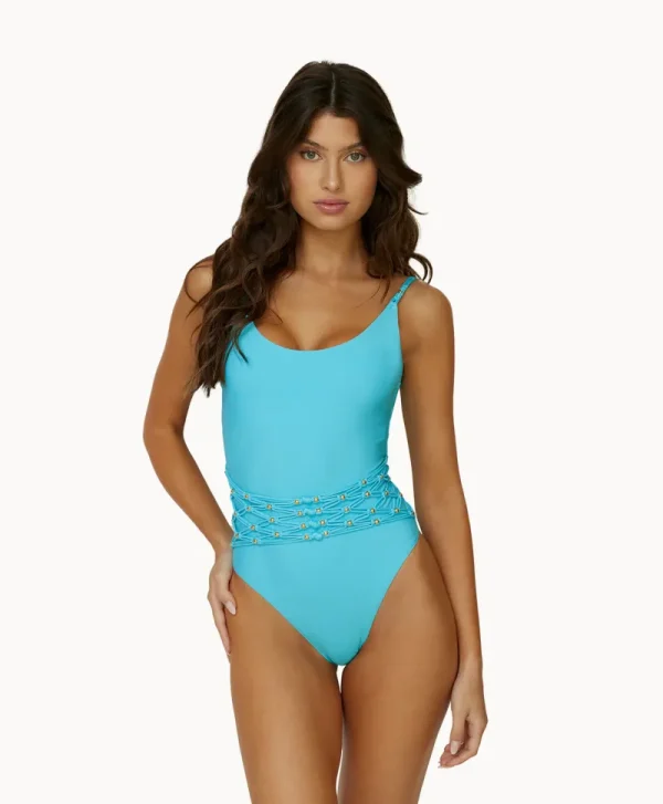PQ Swim Beaded Brynn One Piece* One Pieces