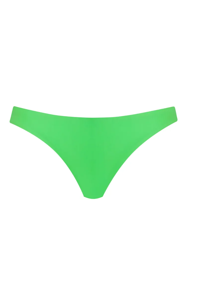 kelly_green_basic_ruched__1.webp PQ Swim Kelly Green Basic Ruched Bottoms* Basic | Bottoms