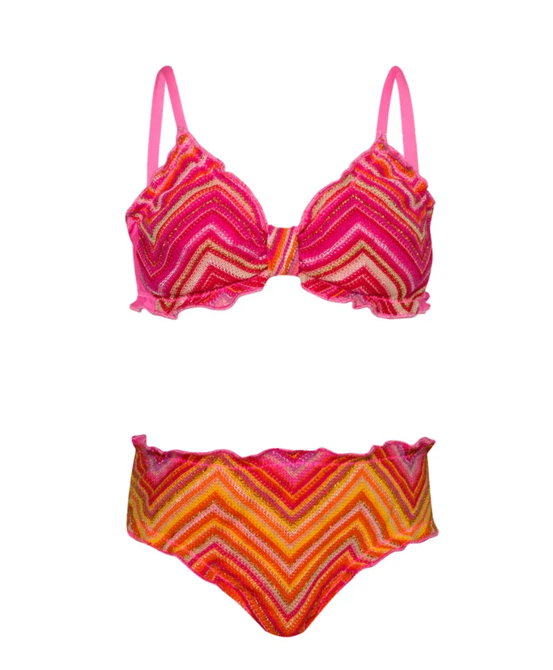 kids_cayenne_lettuce_edge_0.webp PQ Swim Kids Lettuce Edge Bikini*Kids Kids