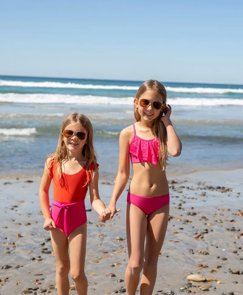 kids_cosmo_pink_belted_kn_2.webp PQ Swim Kids Cosmo Pink Belted Knot One Piece*Kids Kids