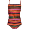 PQ Swim Kids Jetty Stripe Brixtyn Belted One Piece*Kids Kids