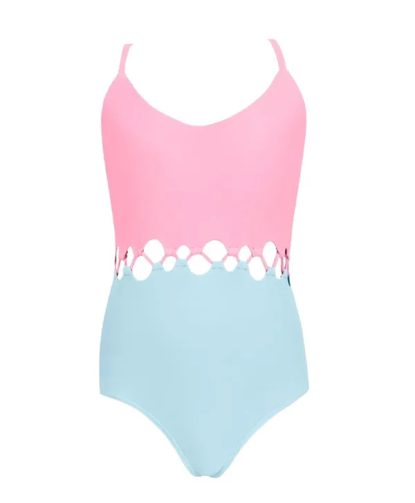 PQ Swim Kids Pop Pink Cammy Loop One Piece (FINAL SALE)*Kids Kids