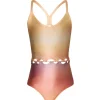 PQ Swim Kids Sunset Skies Cammy Loop One Piece*Kids Kids