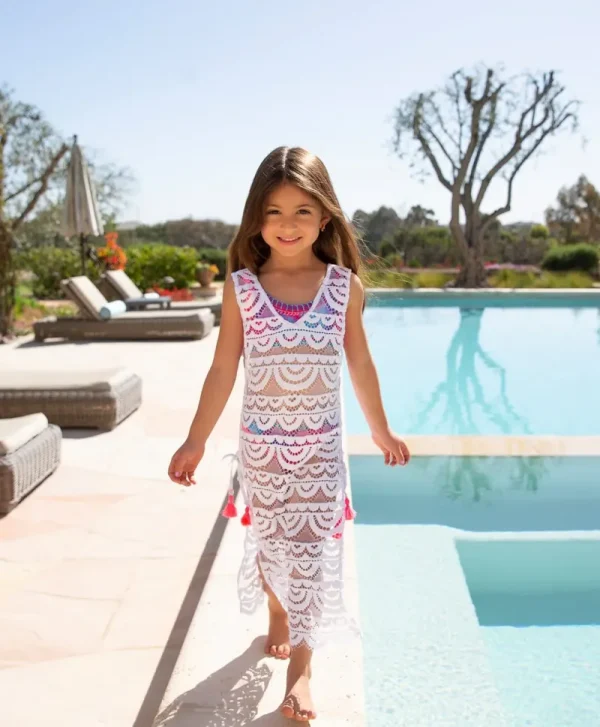 PQ Swim Kids Water Lily Little Joy Lace Cover Up*Kids Kids