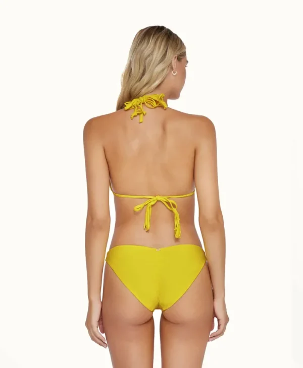 PQ Swim Lemon Drop Basic Ruched Bottoms (FINAL SALE)* Basic | Bottoms