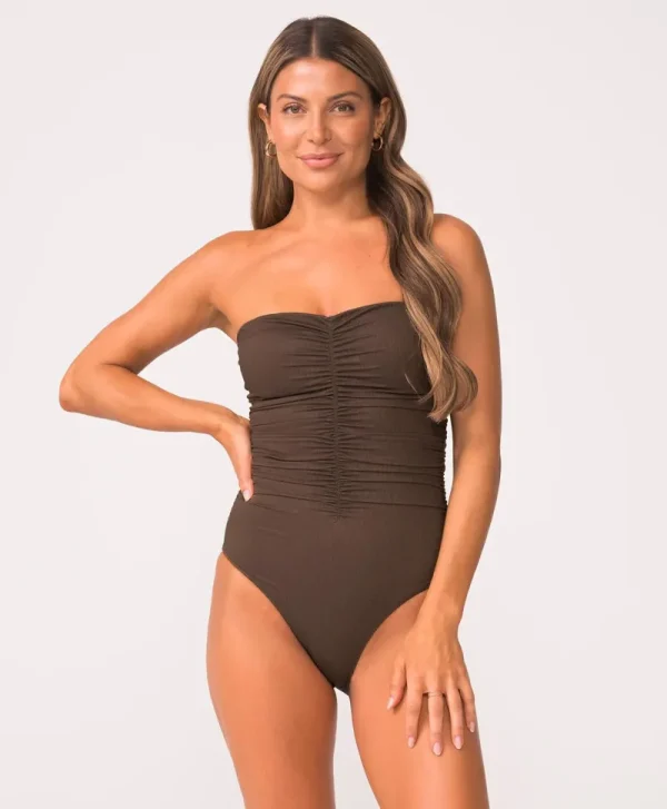 PQ Swim Ruched One Piece* One Pieces