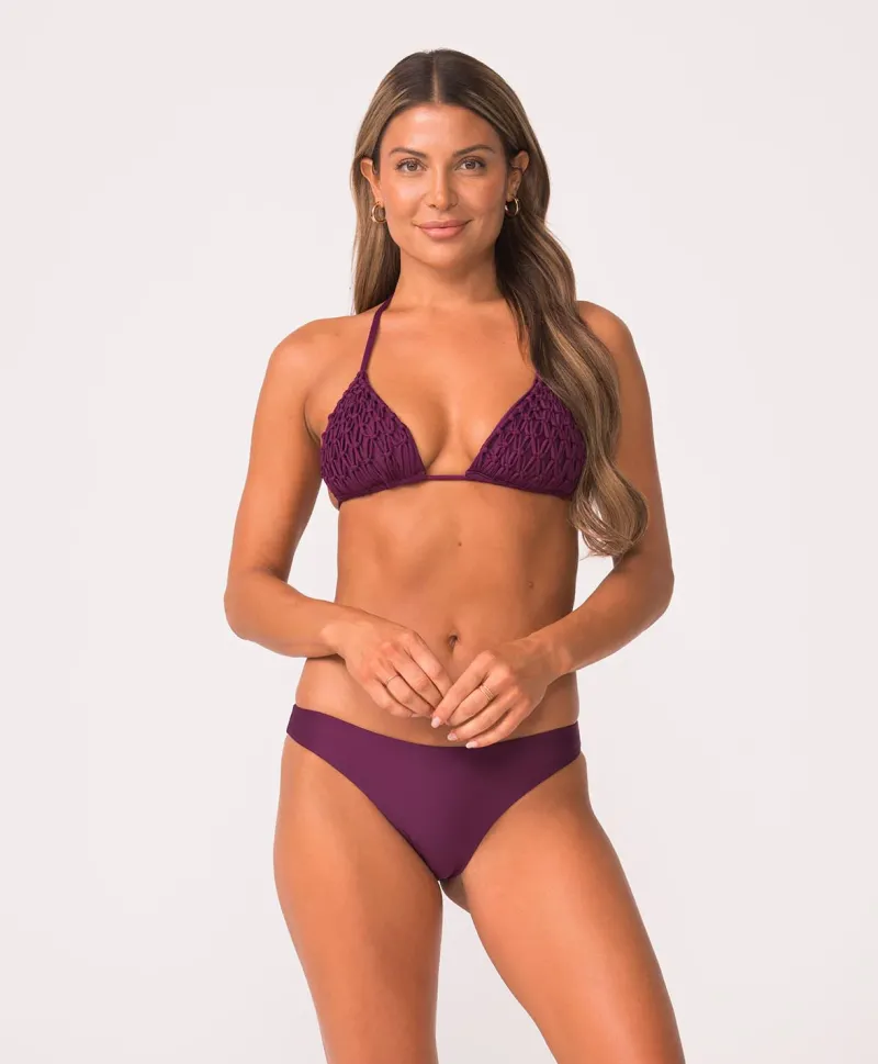 magenta_basic_ruched_bott_0.webp PQ Swim Basic Ruched Bottoms* Basic | Bottoms