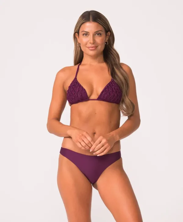 PQ Swim Lila Tri Top* Triangle | Tops