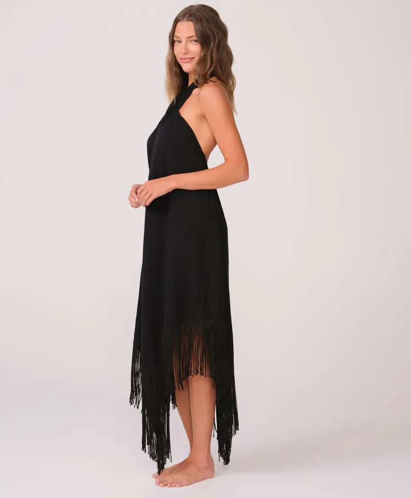 midnight_kate_fringe_dres_3.webp PQ Swim Kate Fringe Dress* Cover-Ups | Dresses