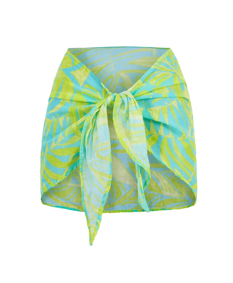 neon_palms_mini_sarong_fi_2.webp PQ Swim Neon Palms Mini Sarong (FINAL SALE)* Accessories | Cover-Ups