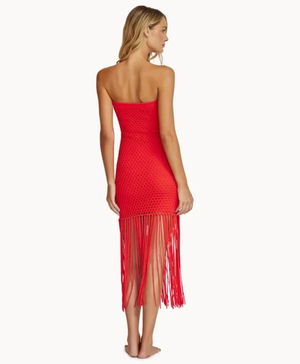PQ Swim Vanessa Strapless Fringe Dress* Dresses | Cover-Ups