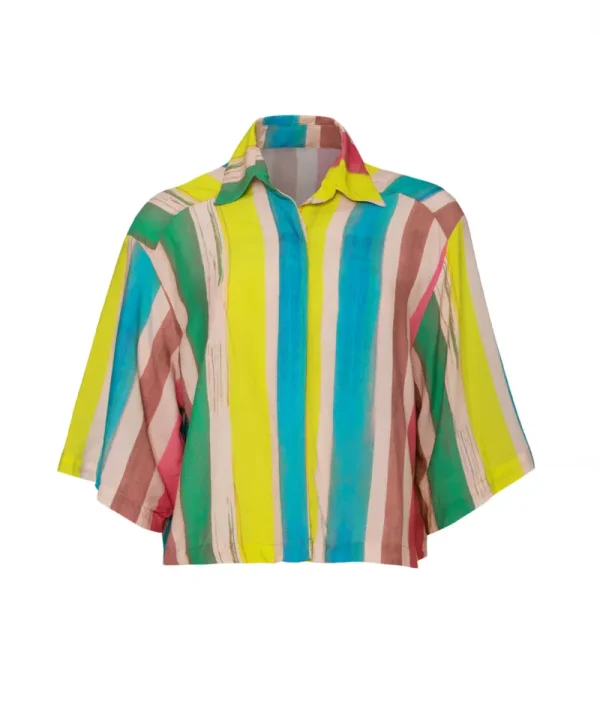 PQ Swim Pomelo Blake Button Top* Cover-Ups