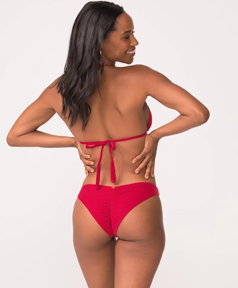 rouge_basic_ruched_bottom_3.webp PQ Swim Basic Ruched Bottoms* Basic | Bottoms
