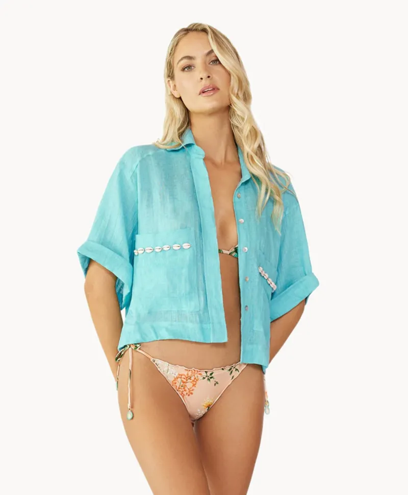 seaside_linen_top_final_s_0.webp PQ Swim Linen Top (FINAL SALE)* Cover-Ups