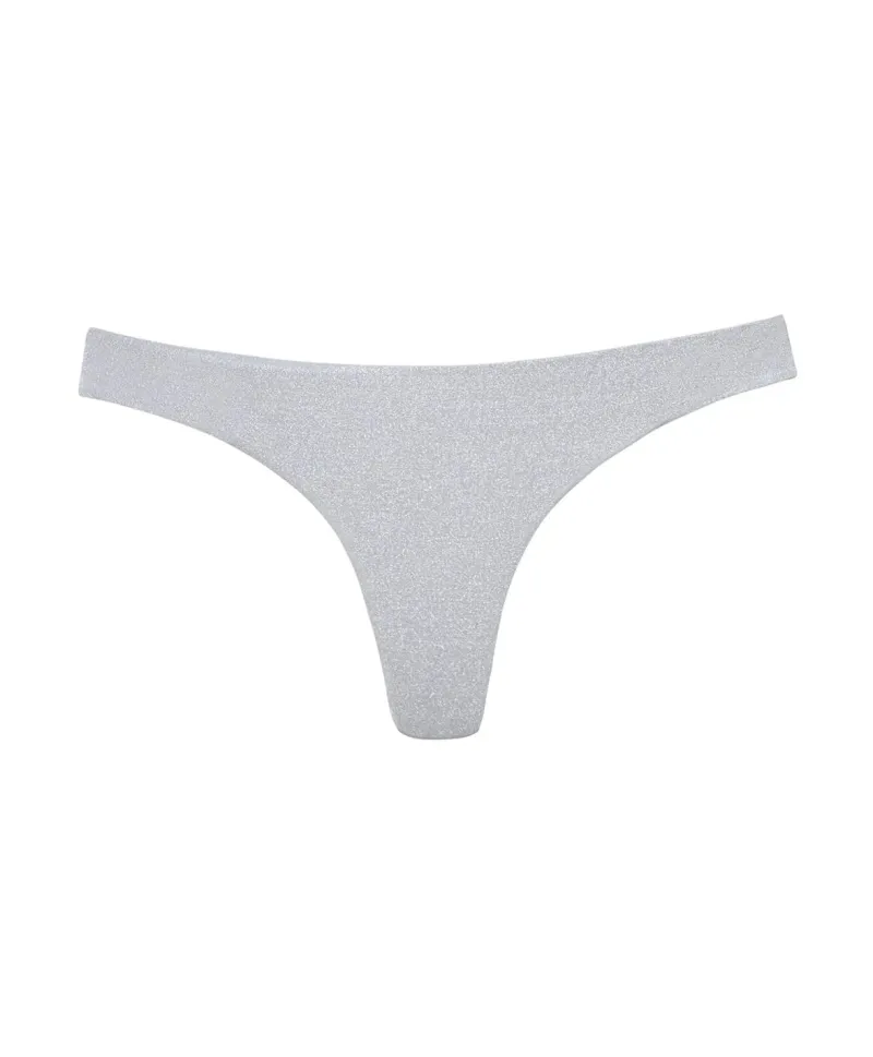 silver_basic_ruched_botto_3.webp PQ Swim Basic Ruched Bottoms (FINAL SALE)* Basic | Bottoms