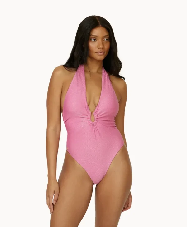 PQ Swim Plunge Detail One Piece* One Pieces