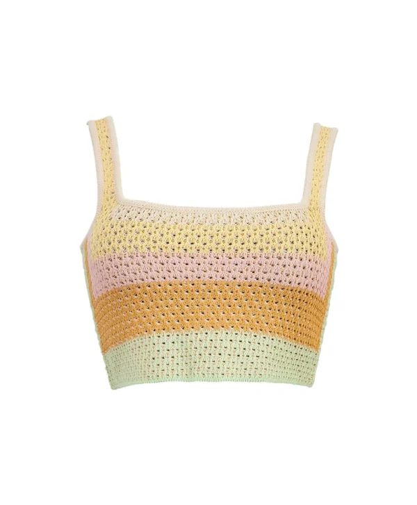 PQ Swim Crochet Crop Top (FINAL SALE)* Cover-Ups