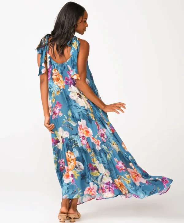 PQ Swim Spiritual Bloom Leilani Long Dress* Cover-Ups | Dresses