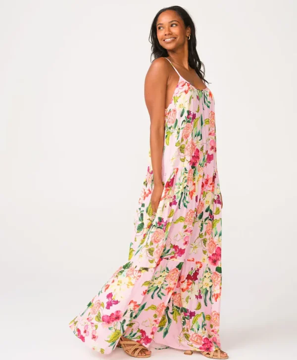 PQ Swim Summer Hibiscus Aaron Long Dress* Cover-Ups | Dresses