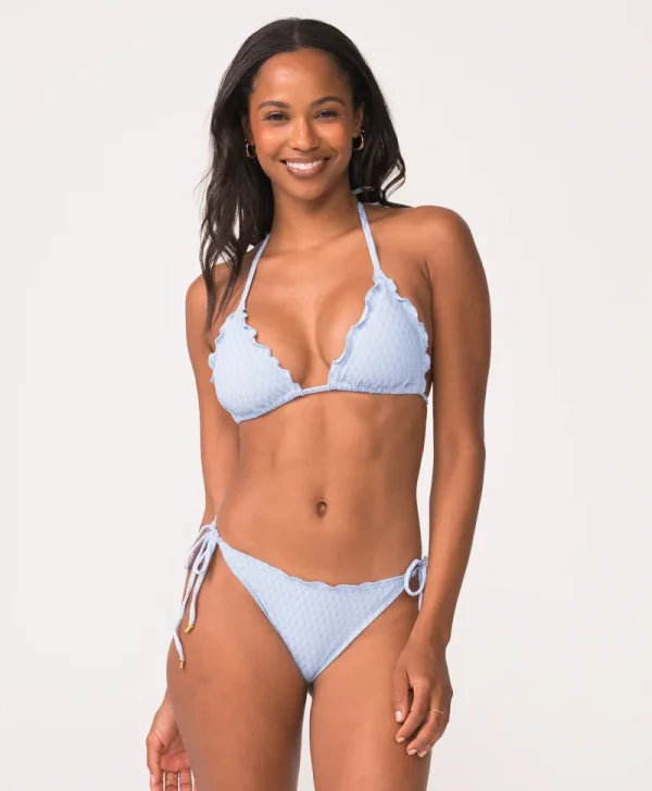 PQ Swim Lettuce Edge Tie Bottoms* Tie-Side | Bottoms
