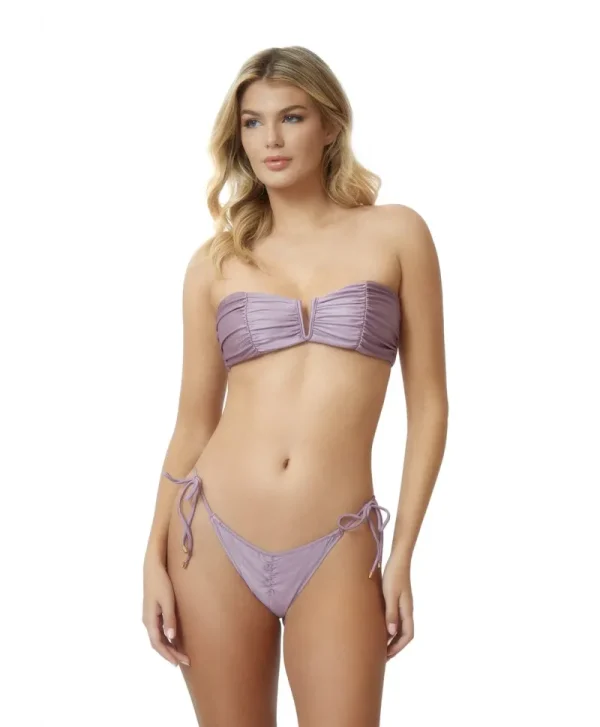 PQ Swim Violet Sands Ruched Tie Bottoms (FINAL SALE)* Tie-Side | Tops