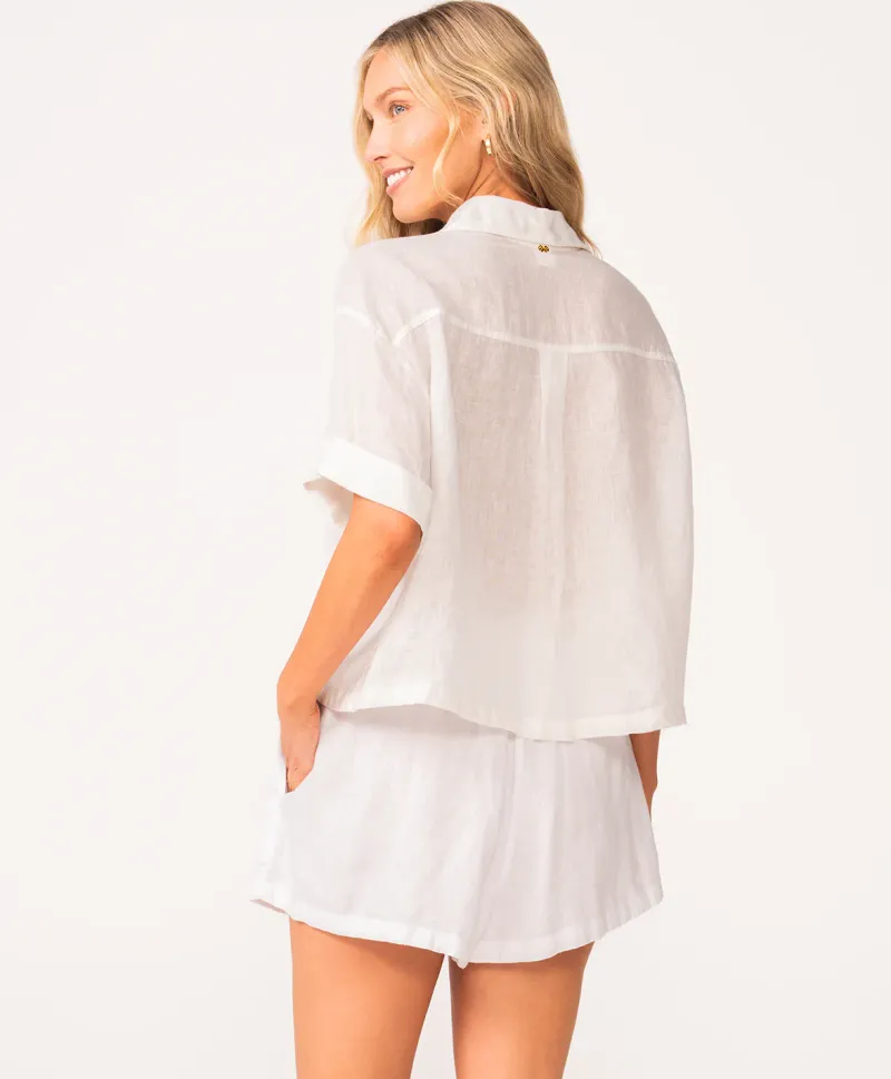 water_lily_amira_linen_sh_4.webp PQ Swim Water Lily Amira Linen Short* Cover-Ups