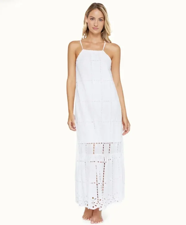 PQ Swim Water Lily Eyelet Long Dress* Dresses