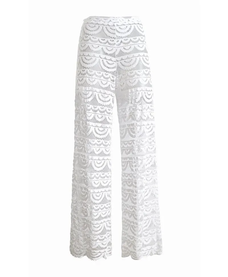 water_lily_high_waist_lac_1.webp PQ Swim Water Lily High Waist Lace Pants* Matching Sets | Cover-Ups