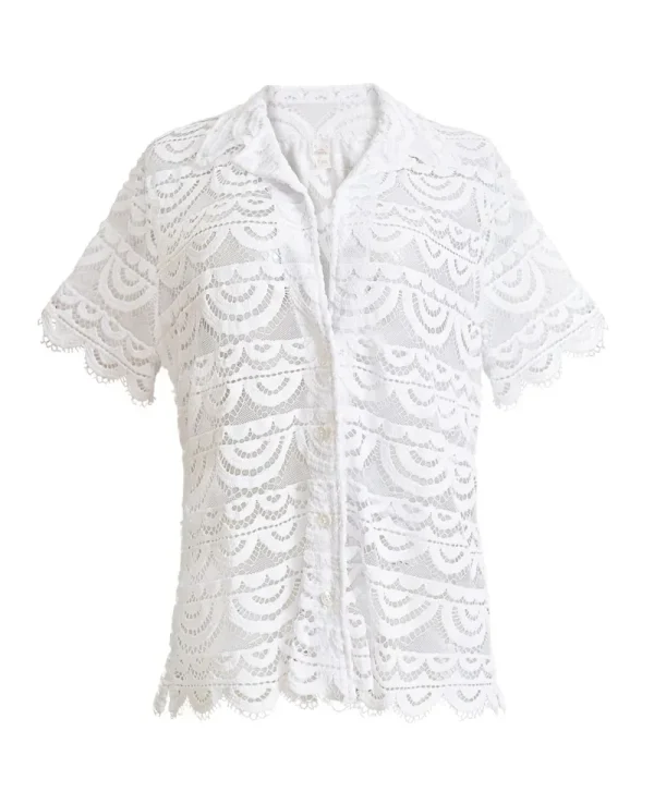PQ Swim Water Lily Lace Button Top* Matching Sets | Cover-Ups