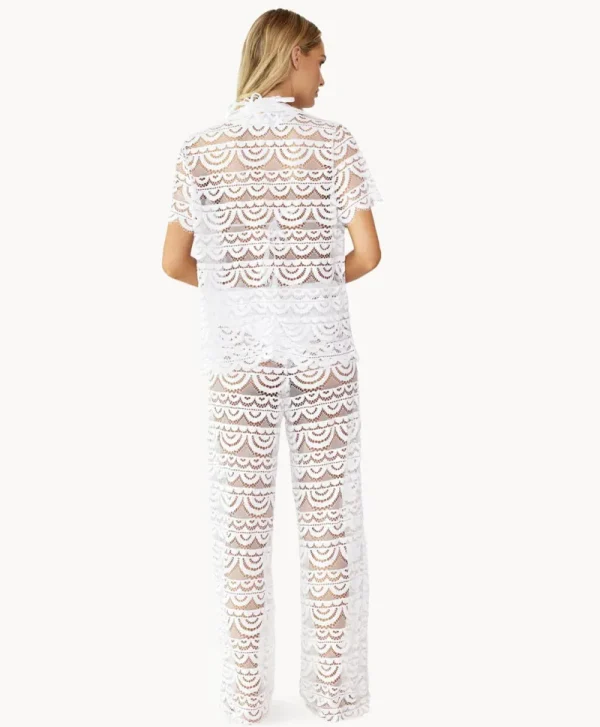 PQ Swim Water Lily Lace Button Top* Matching Sets | Cover-Ups