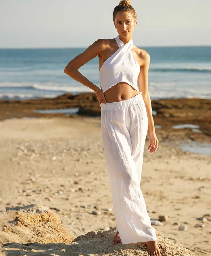 water_lily_linen_wrap_top_4.webp PQ Swim Water Lily Linen Wrap Top* Cover-Ups