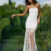 PQ Swim Water Lily Vanessa Strapless Fringe Dress* Dresses | Cover-Ups