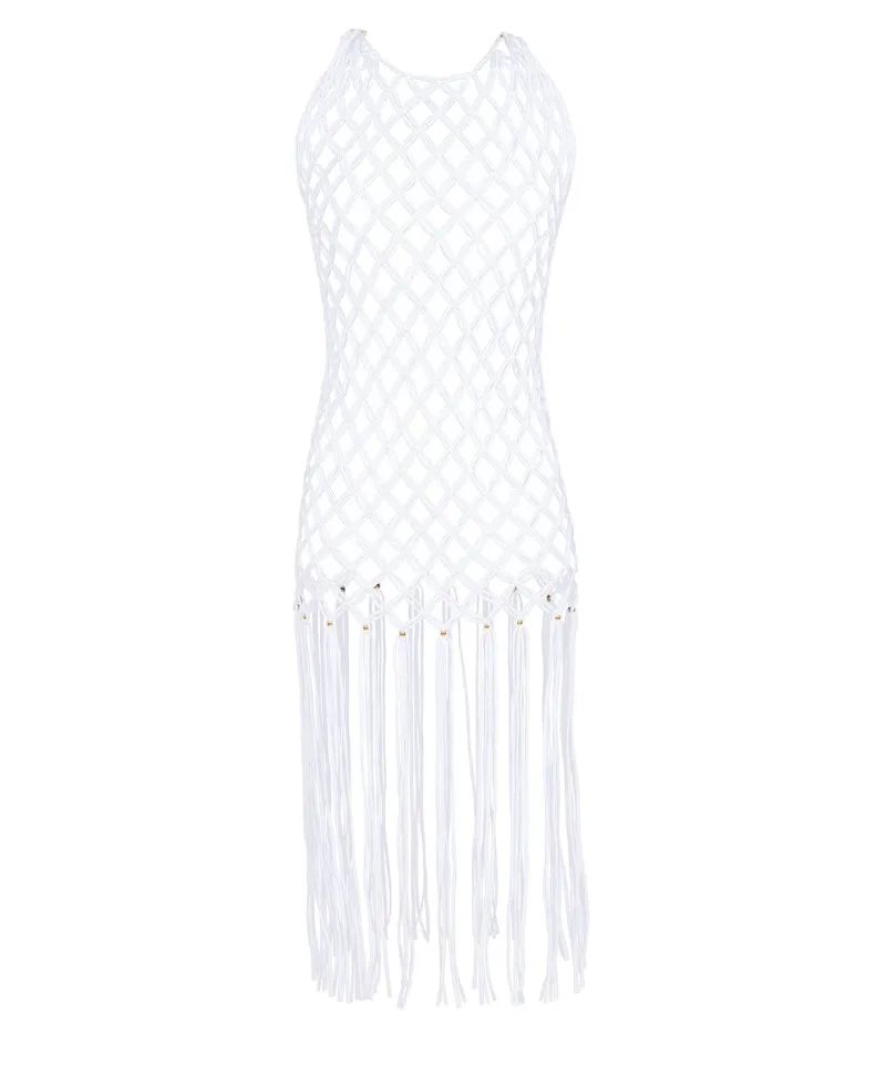 white_sands_beaded_brynn__1-2.webp PQ Swim White Sands Beaded Brynn Cover Up* Cover-Ups | Dresses