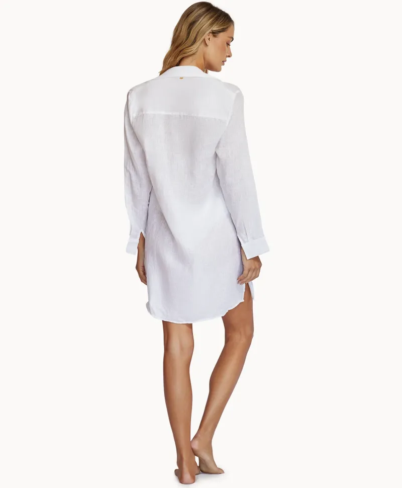 white_sands_linen_millie__2.webp PQ Swim Sands Linen Millie Tie Cover Up* Cover-Ups | Dresses