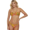 PQ Swim Wild Bloom Ruched Bandeau (FINAL SALE)* Bandeau | Tops